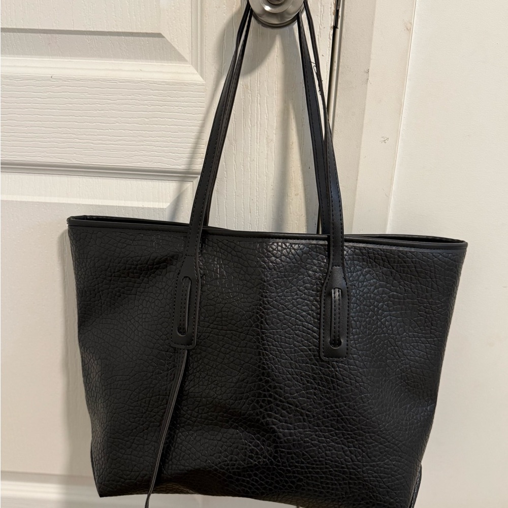 Elegant Black Tote Bag